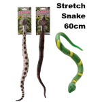 Stretch Snake 60cm, Assorted Designs